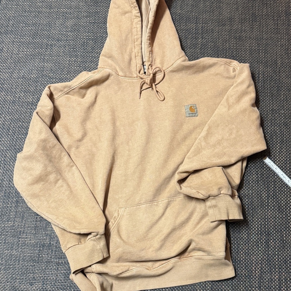 Carhartt Vista Tan Hooded Sweatshirt Pullover